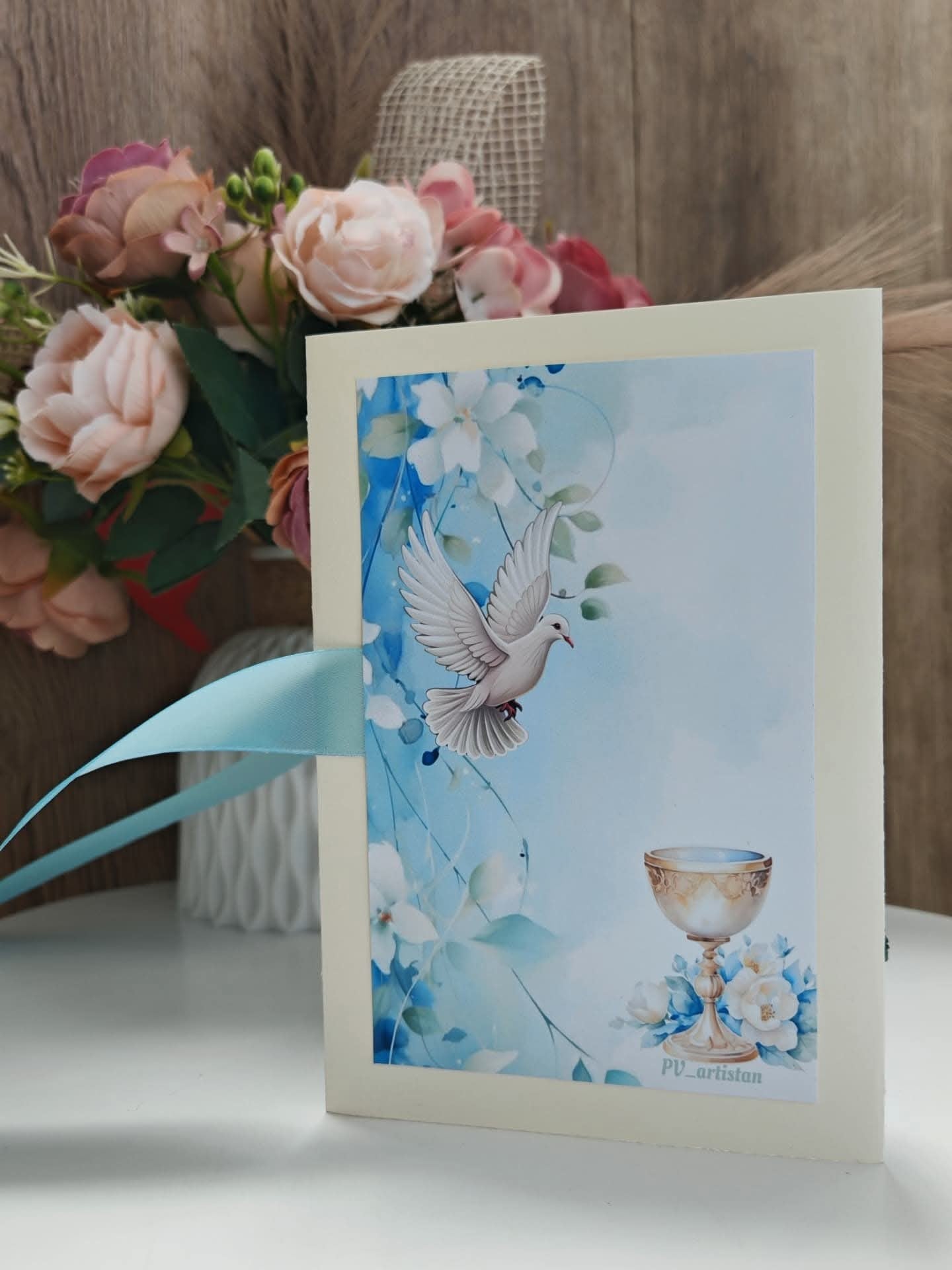 Картичка за свето Кръщение на момченце