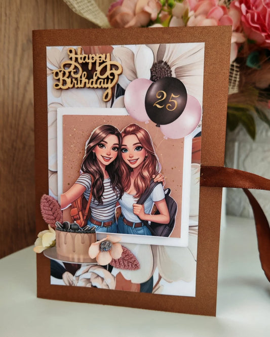 Картичка за най-добра приятелка