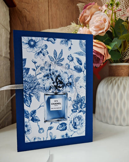 Абитуриентска картичка за жена "Орхидея"