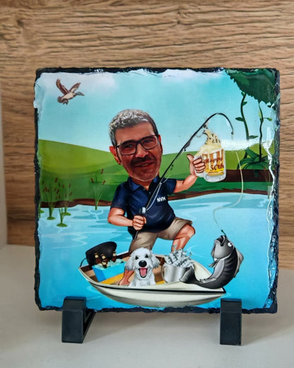 Каменна плоча със сублимирана снимка