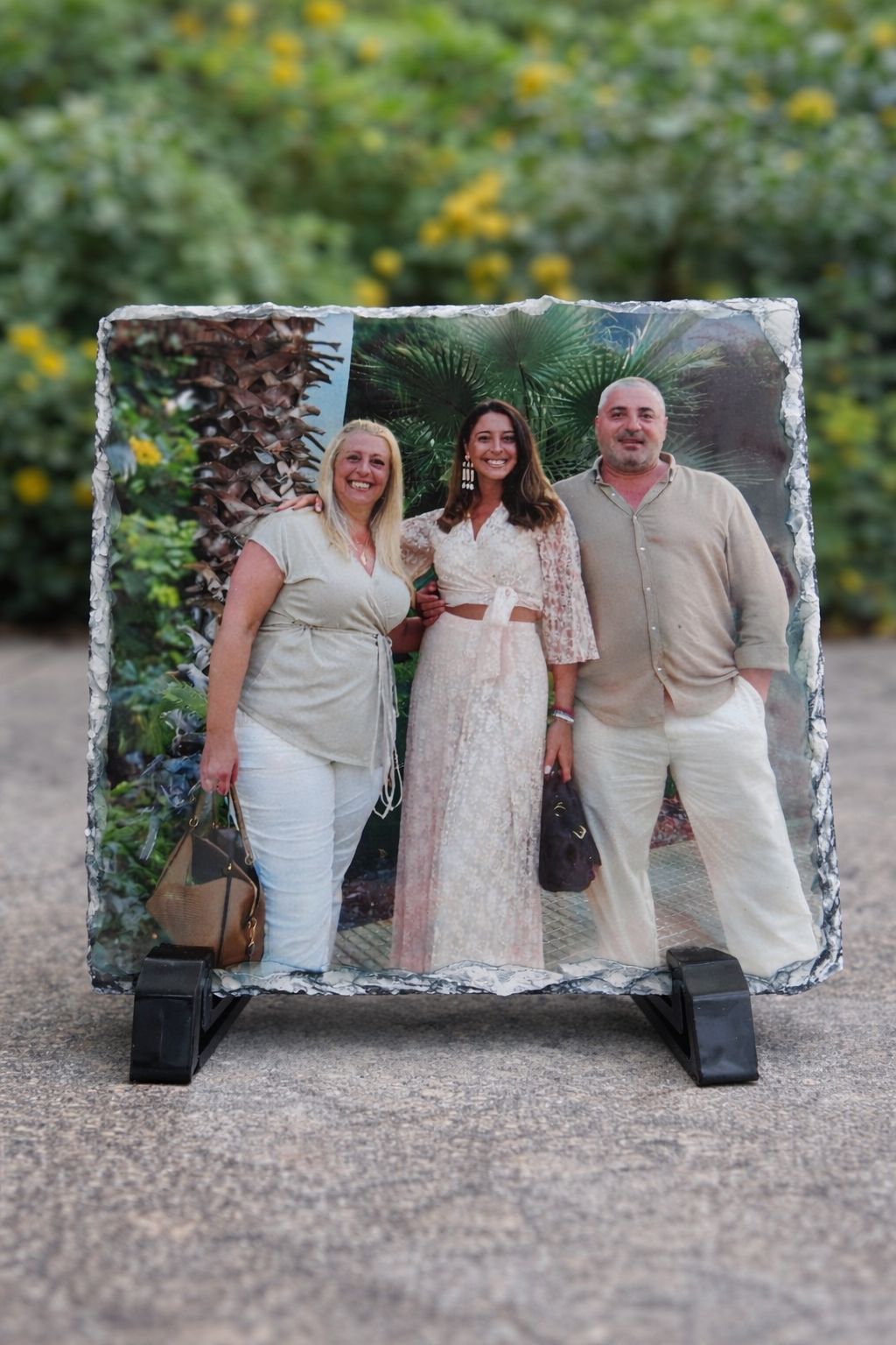 Каменна плоча със сублимирана снимка